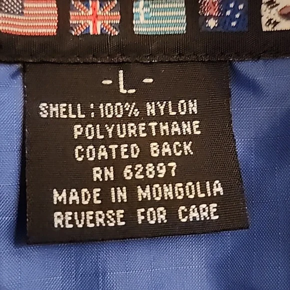 First Down Large Blue Windbreaker - Picture 13 of 13